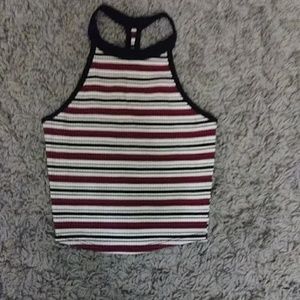 Crop top by FashionNova racer back